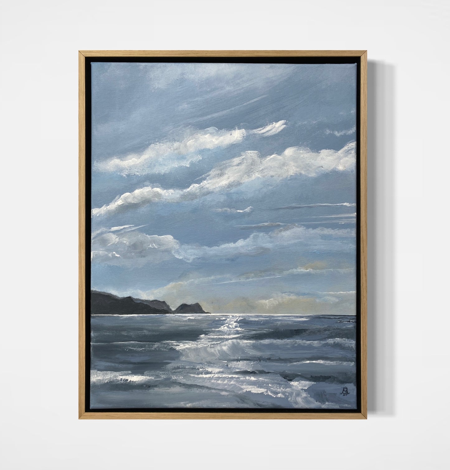 Glimmering Light over Fistral | 48 x 37.5cm