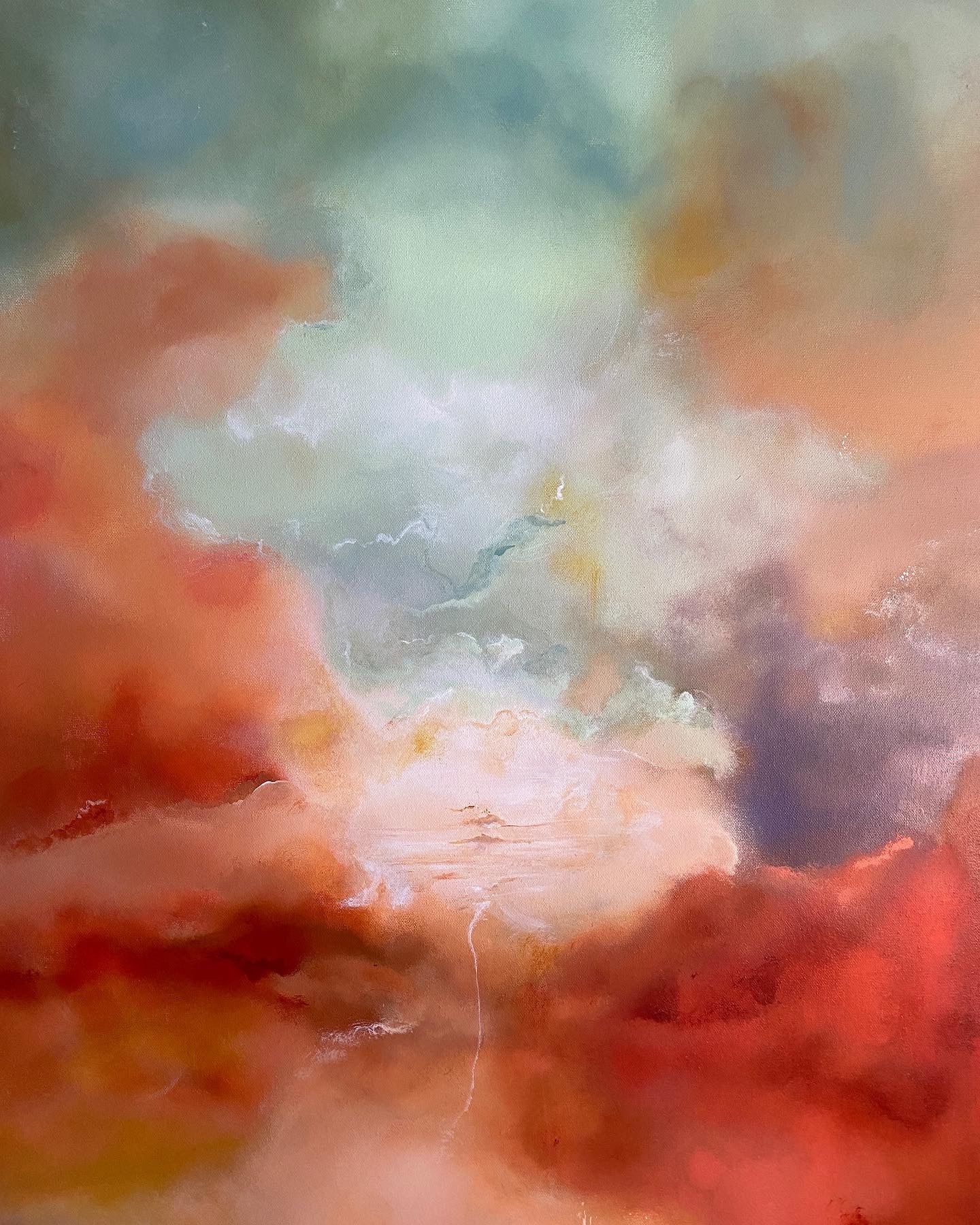 Coral Haven | 103 x 103cm