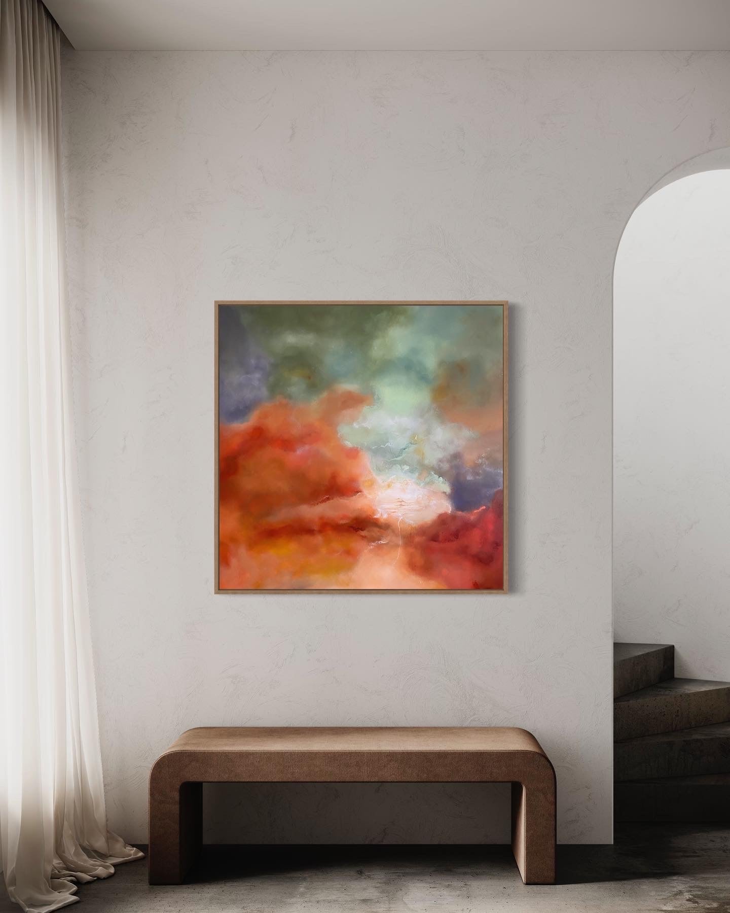 Coral Haven | 103 x 103cm